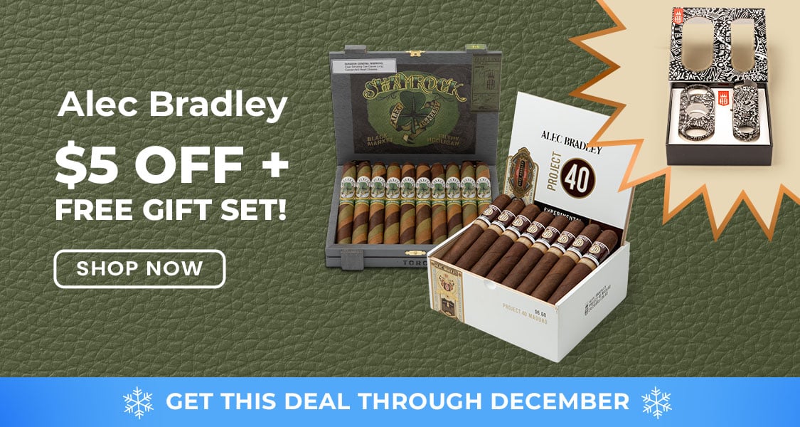 $5 off + Free Gift Set! Alec Bradley